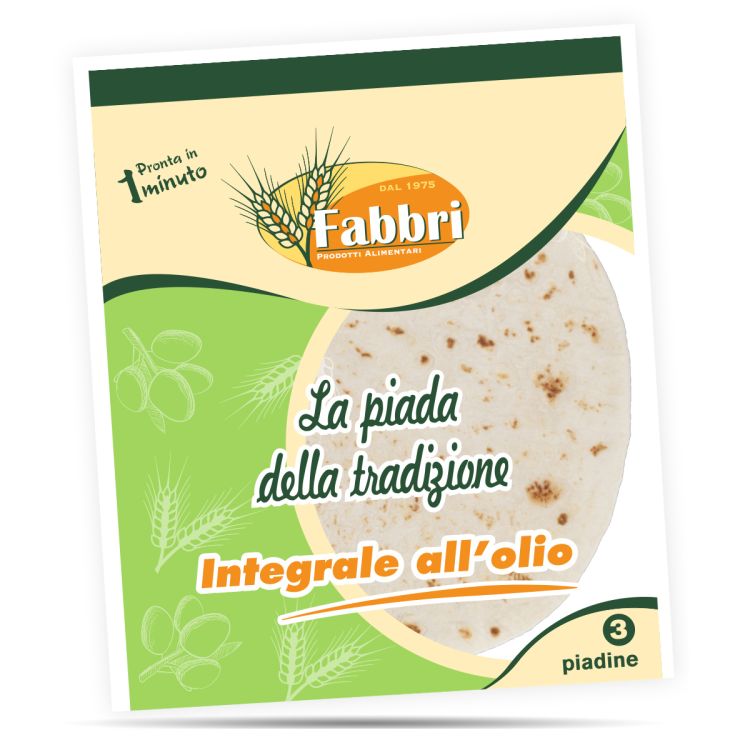 Piadina integrale all’Olio